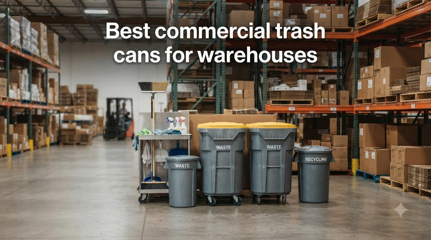 Best commercial trash cans for warehouses