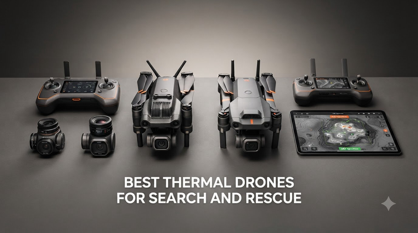 Best thermal drones for search and rescue