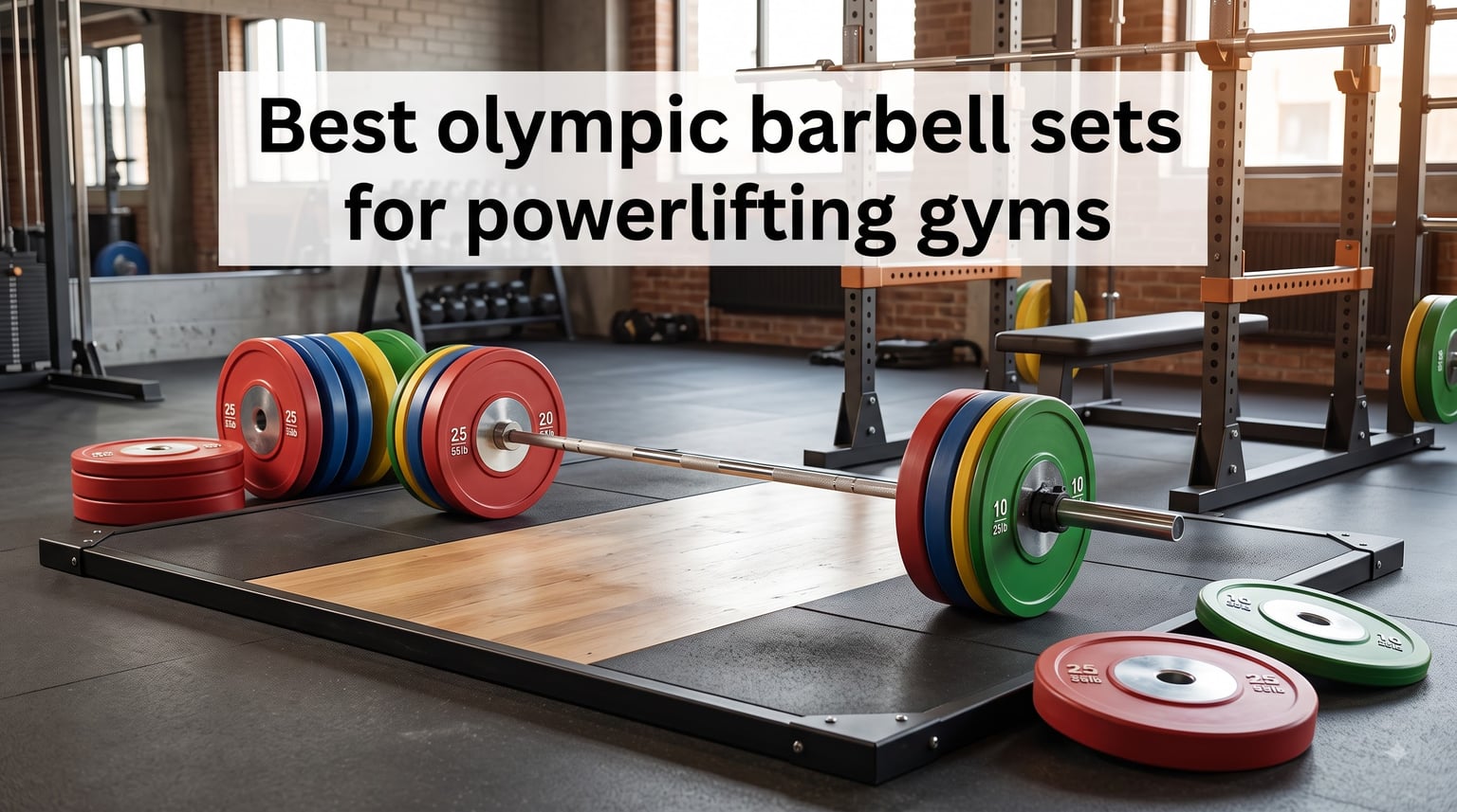 Best olympic barbell sets for powerlifting gyms