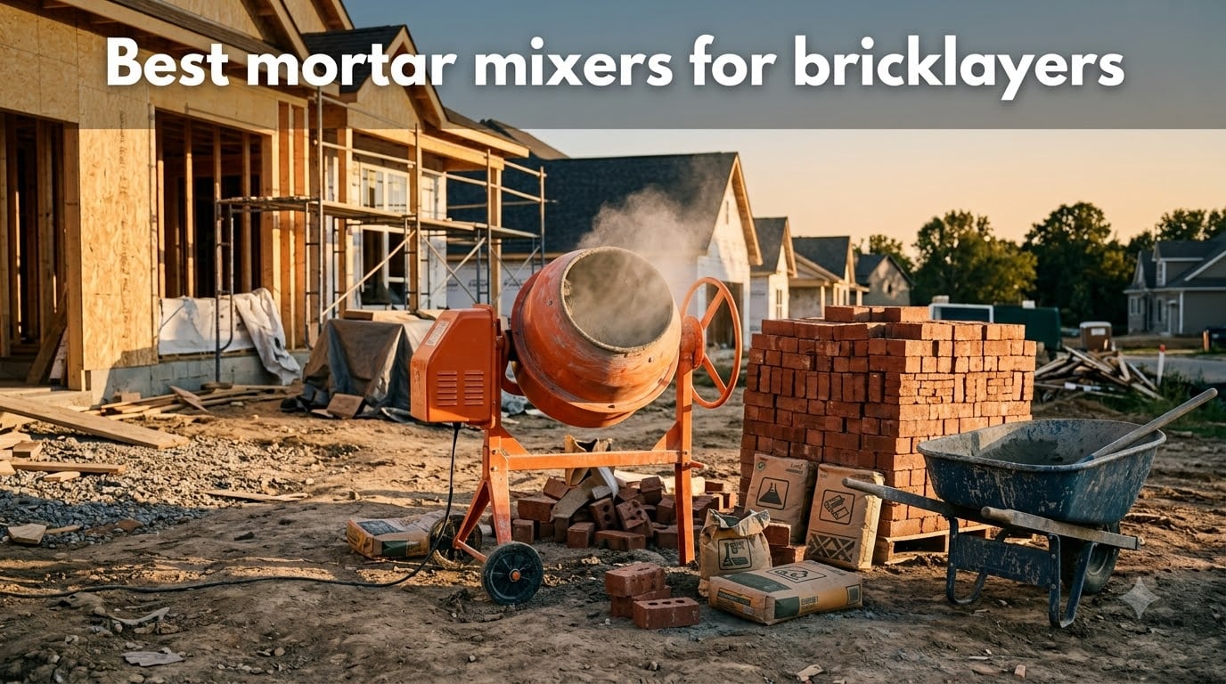 Best mortar mixers for bricklayers