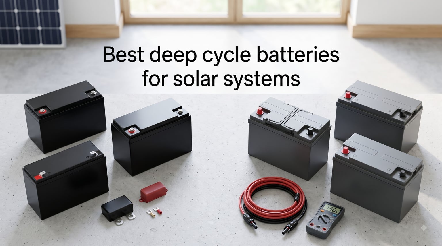 Best deep cycle batteries for solar systems