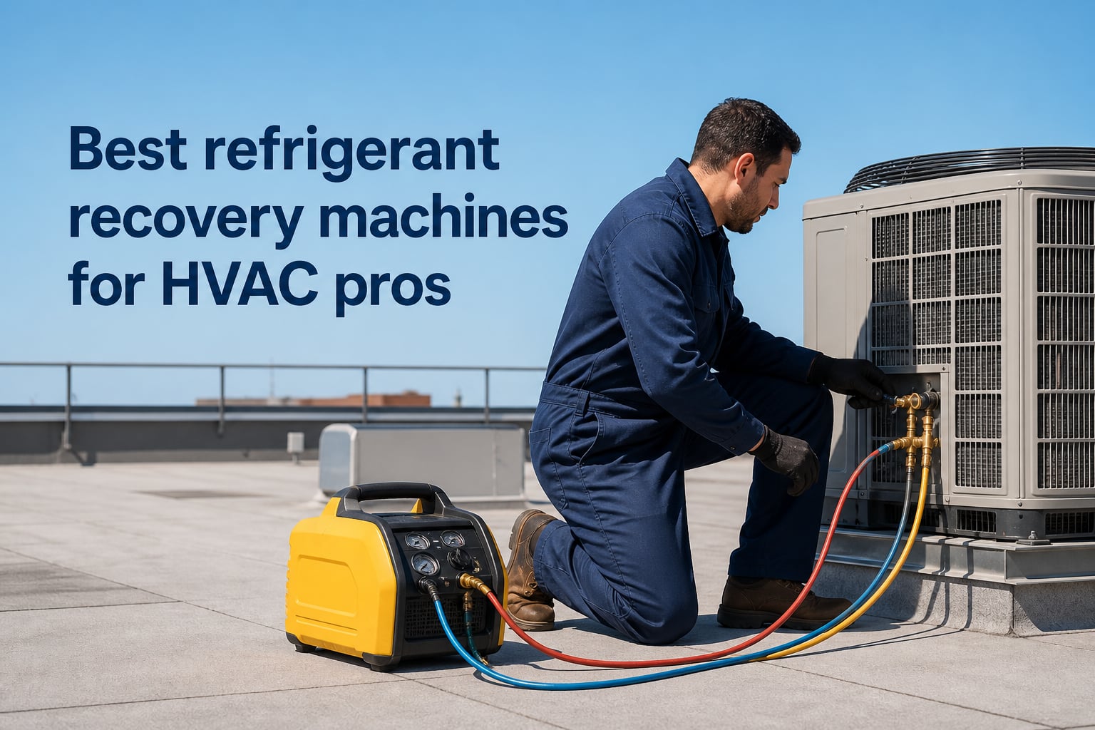 Best refrigerant recovery machines for HVAC pros