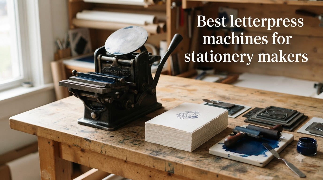 Best letterpress machines for stationery makers