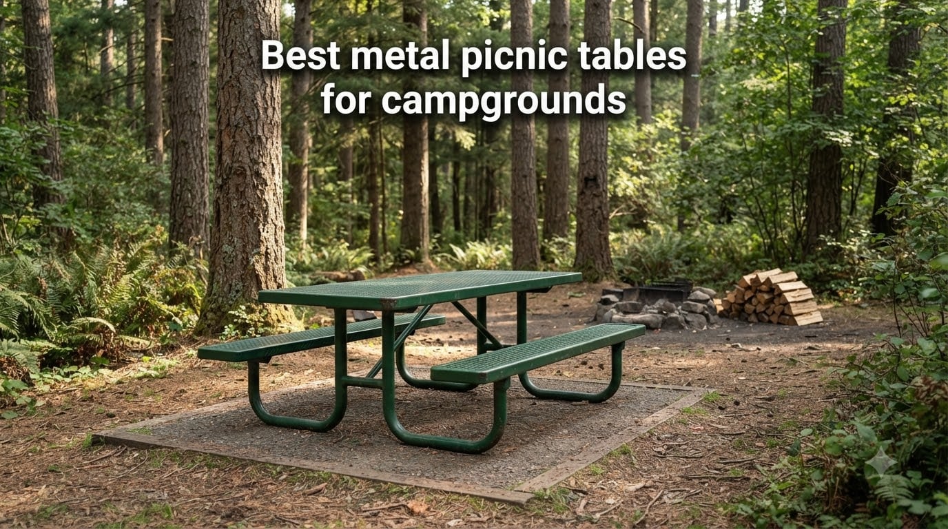 Best metal picnic tables for campgrounds