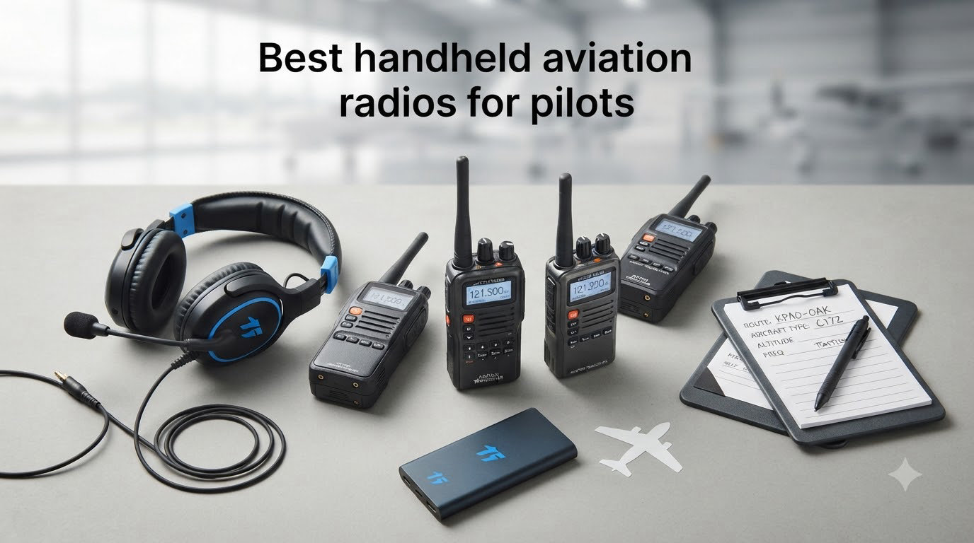 Best handheld aviation radios for pilots