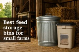 Best feed storage bins for small farms