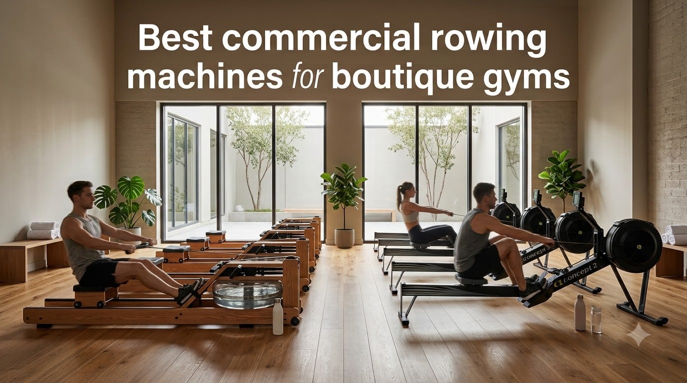 Best commercial rowing machines for boutique gyms