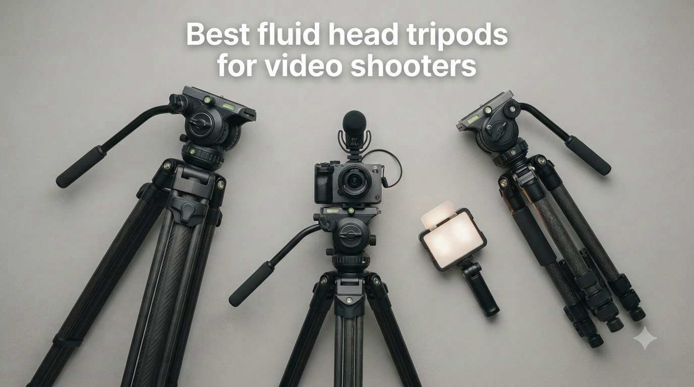 Best fluid head tripods for video shooters