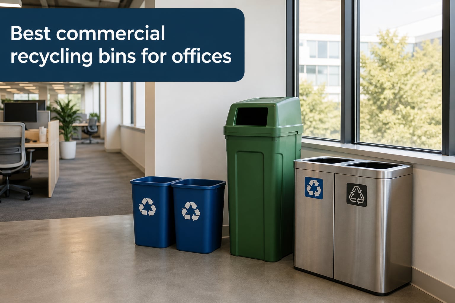 Best commercial recycling bins for offices