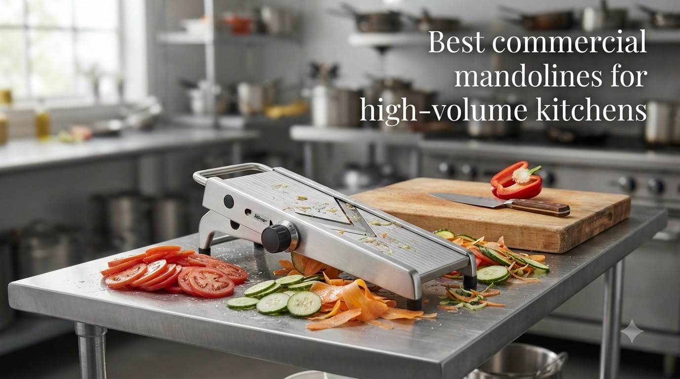 Best commercial mandolines for high-volume kitchens