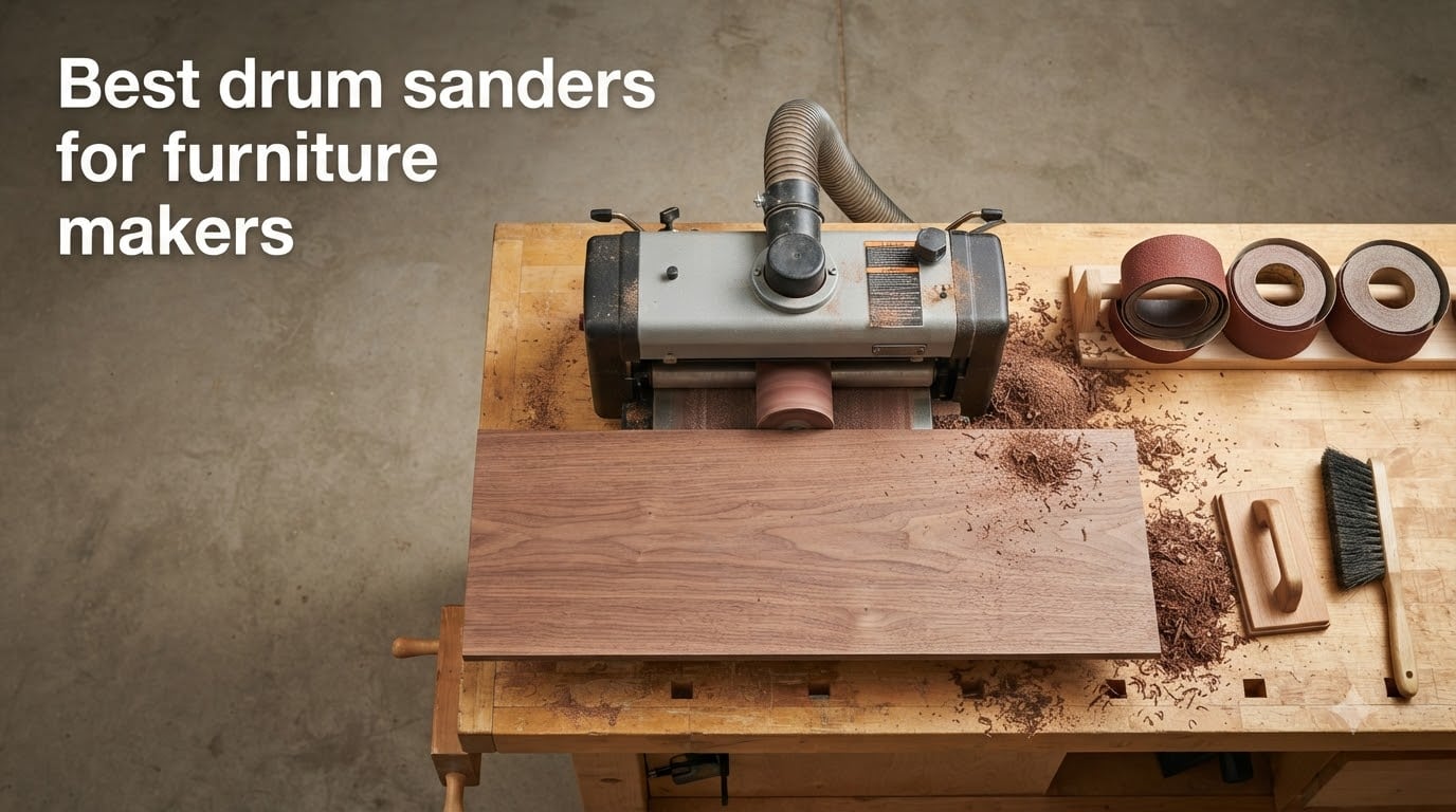 Best drum sanders for furniture makers