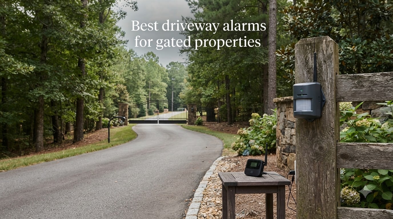 Best driveway alarms for gated properties