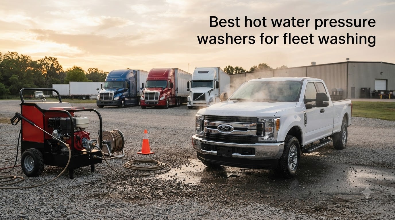 Best hot water pressure washers for fleet washing