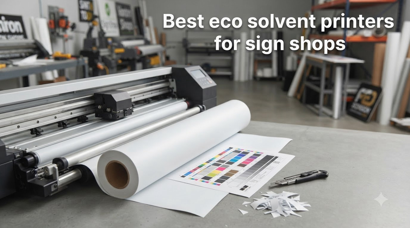 Best eco solvent printers for sign shops