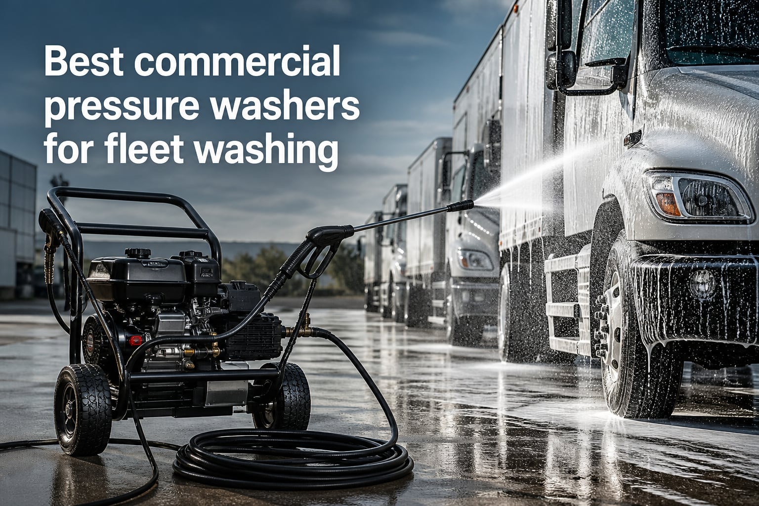 Best commercial pressure washers for fleet washing