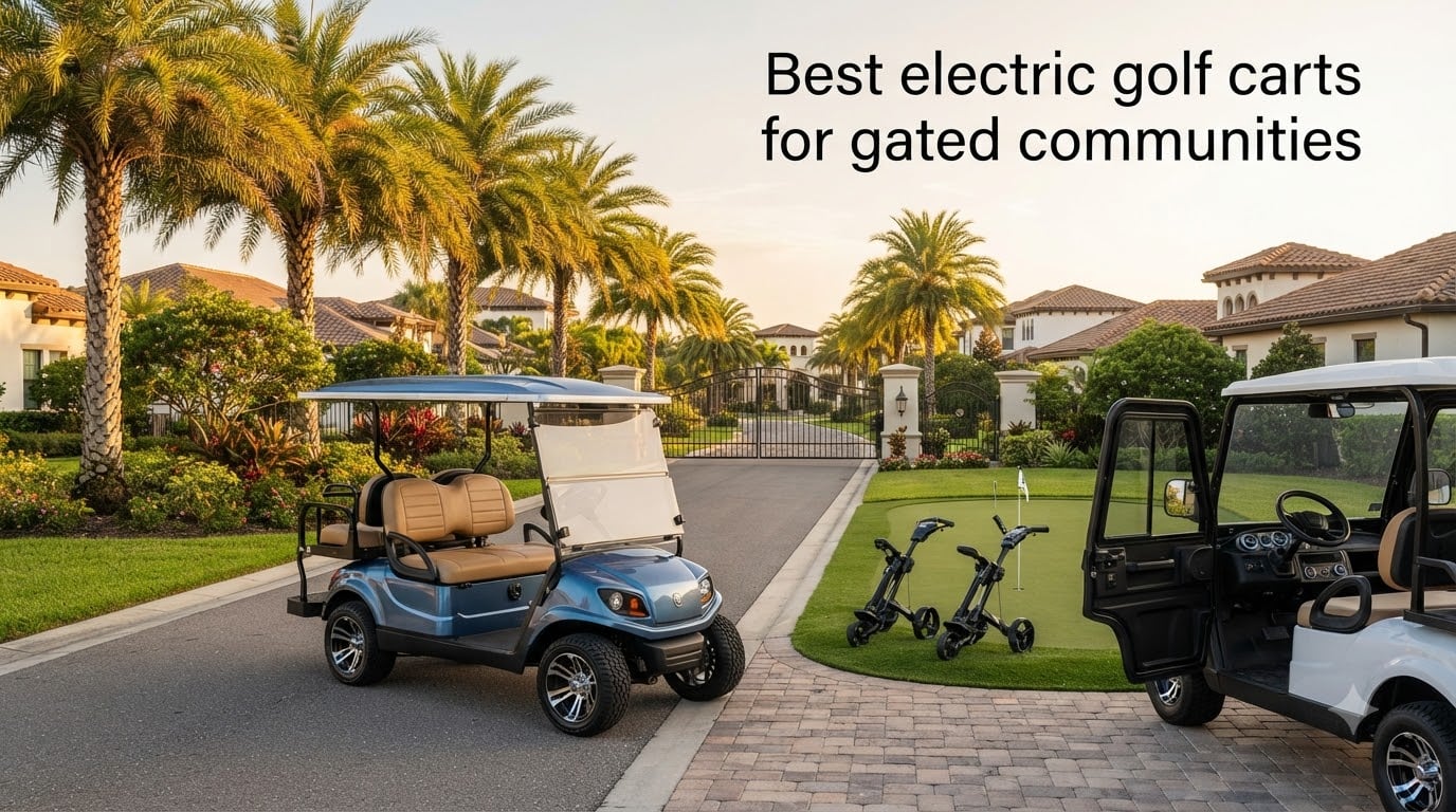 Best electric golf carts for gated communities