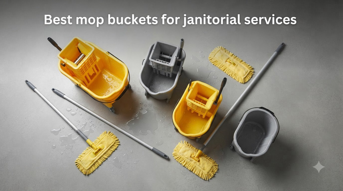 Best mop buckets for janitorial services