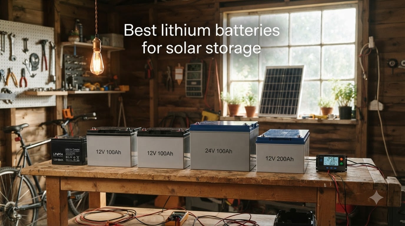Best lithium batteries for solar storage