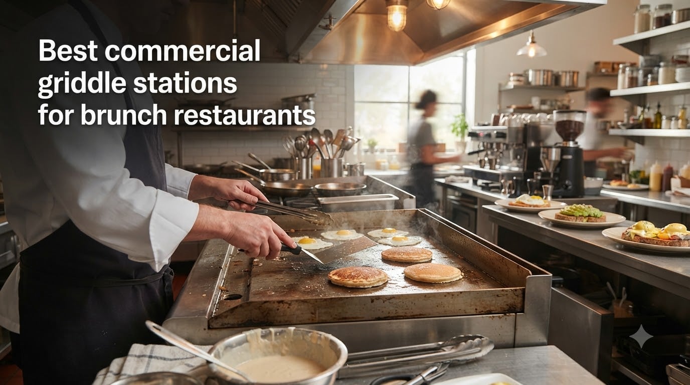 Best commercial griddle stations for brunch restaurants