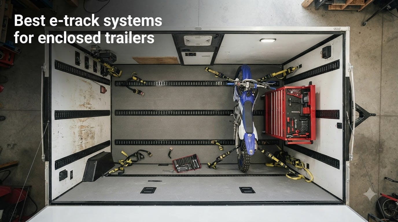 Best e-track systems for enclosed trailers