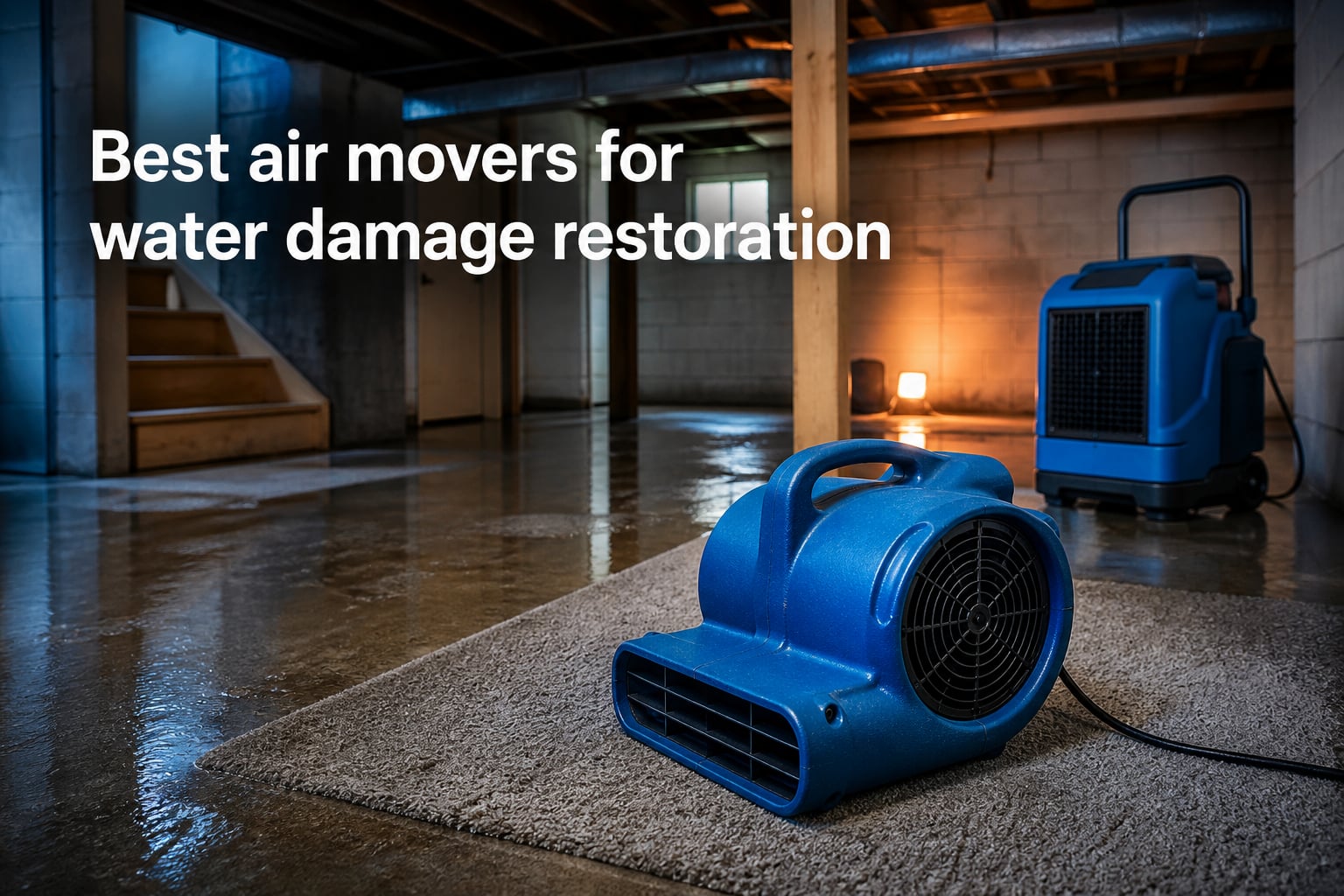 Best air movers for water damage restoration