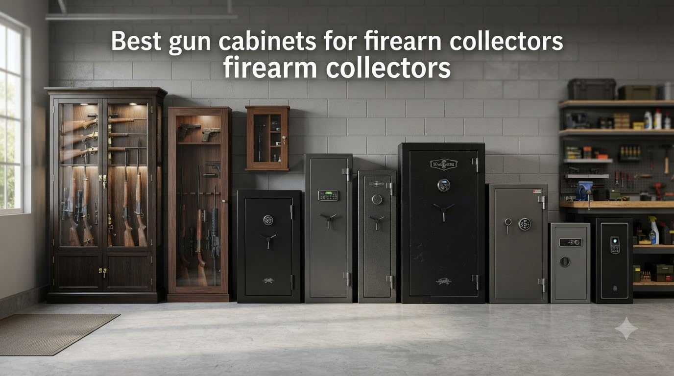Best gun cabinets for firearm collectors