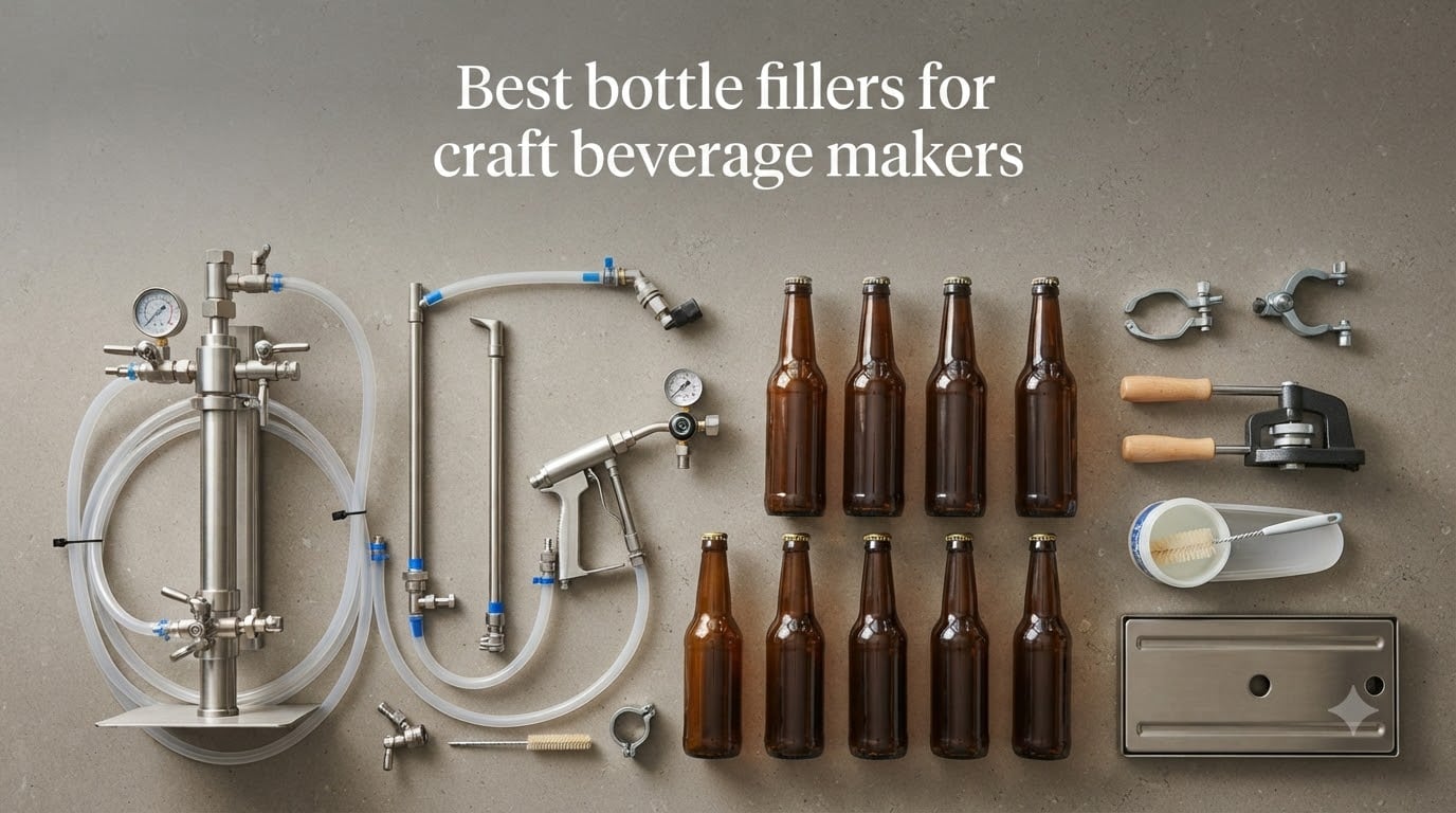 Best bottle fillers for craft beverage makers