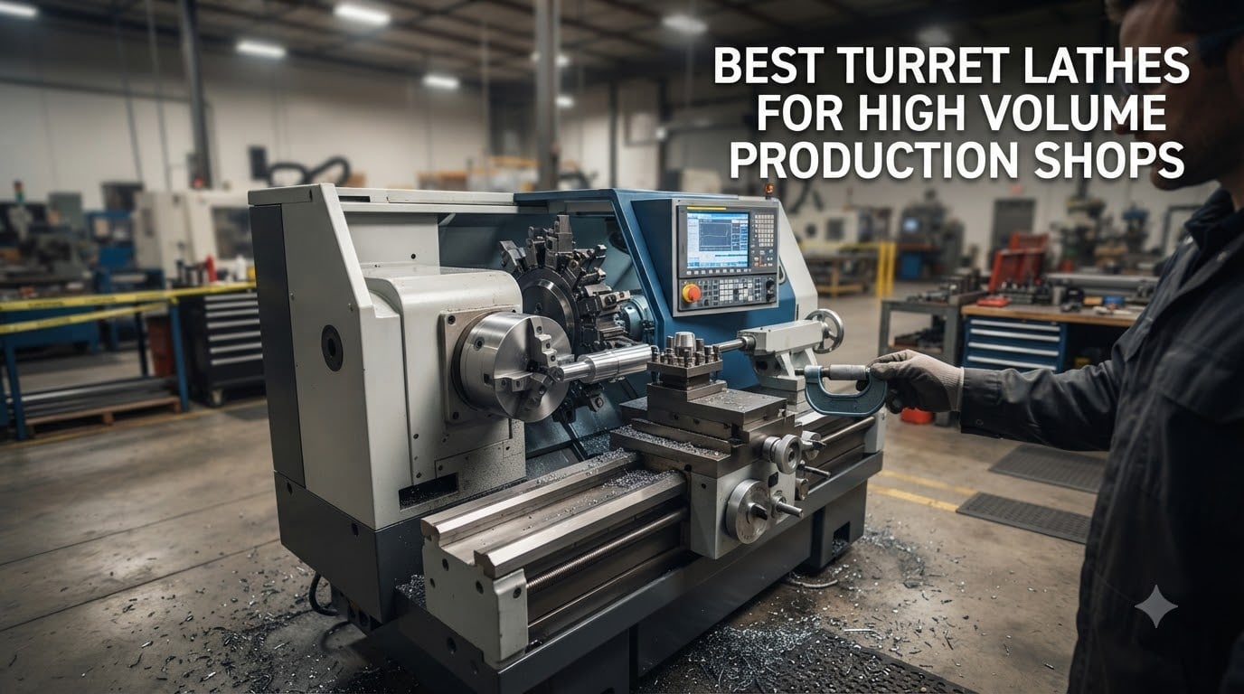 Best turret lathes for high volume production shops