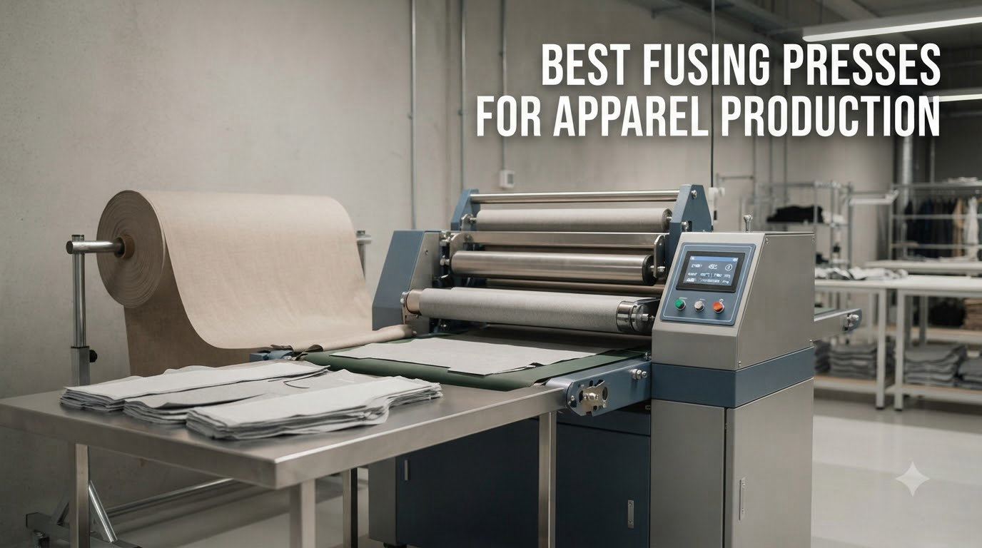 Best fusing presses for apparel production