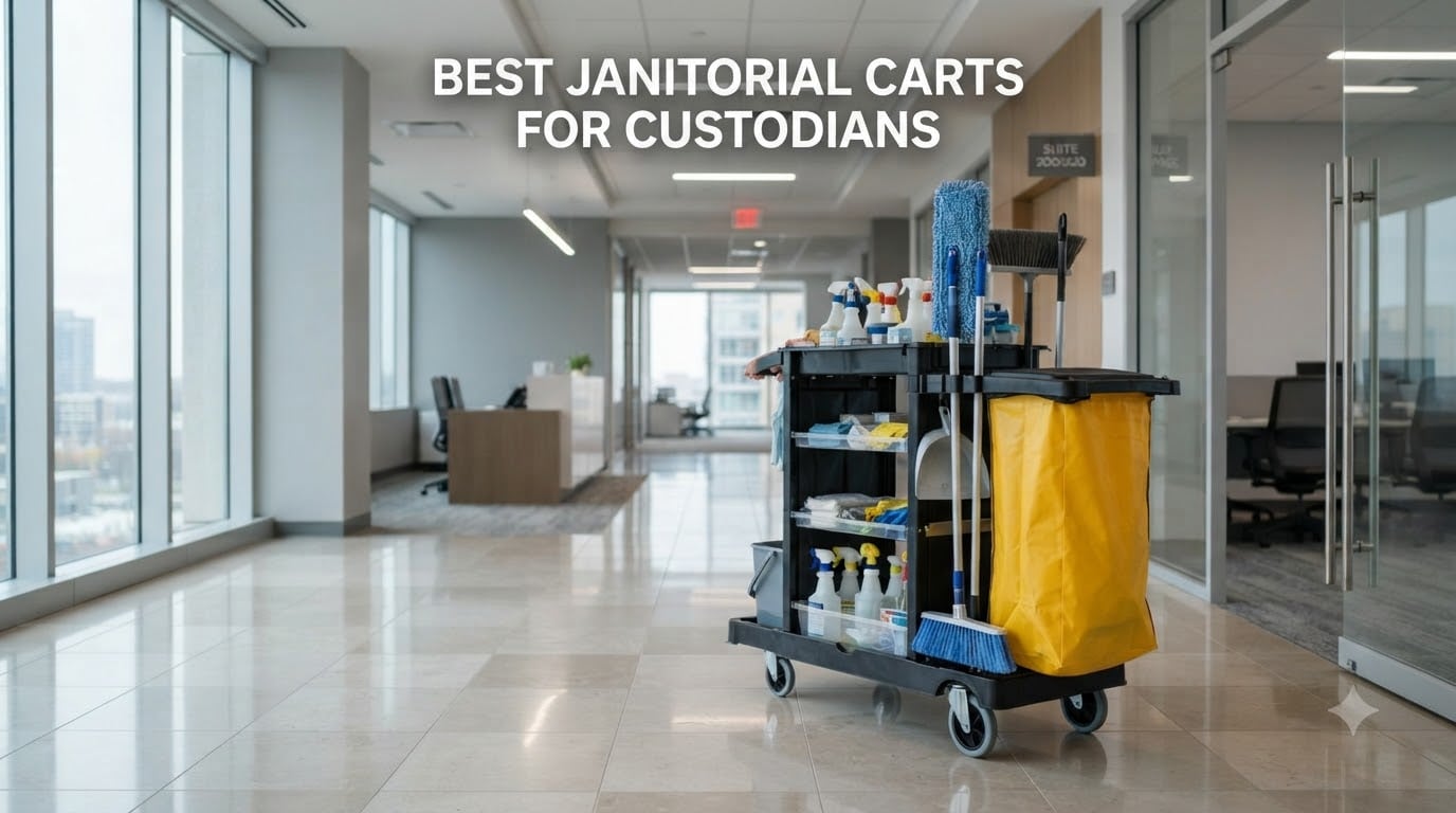 Best janitorial carts for custodians