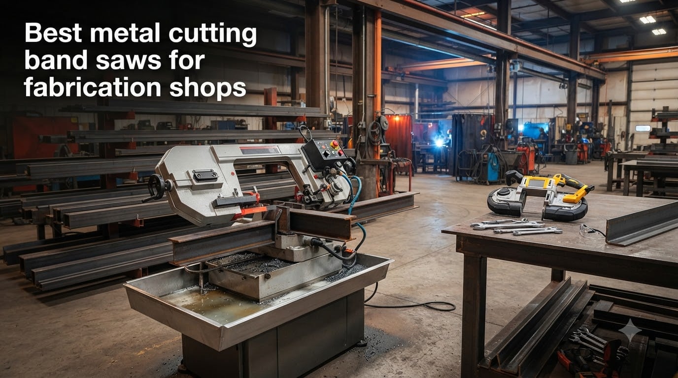 Best metal cutting band saws for fabrication shops
