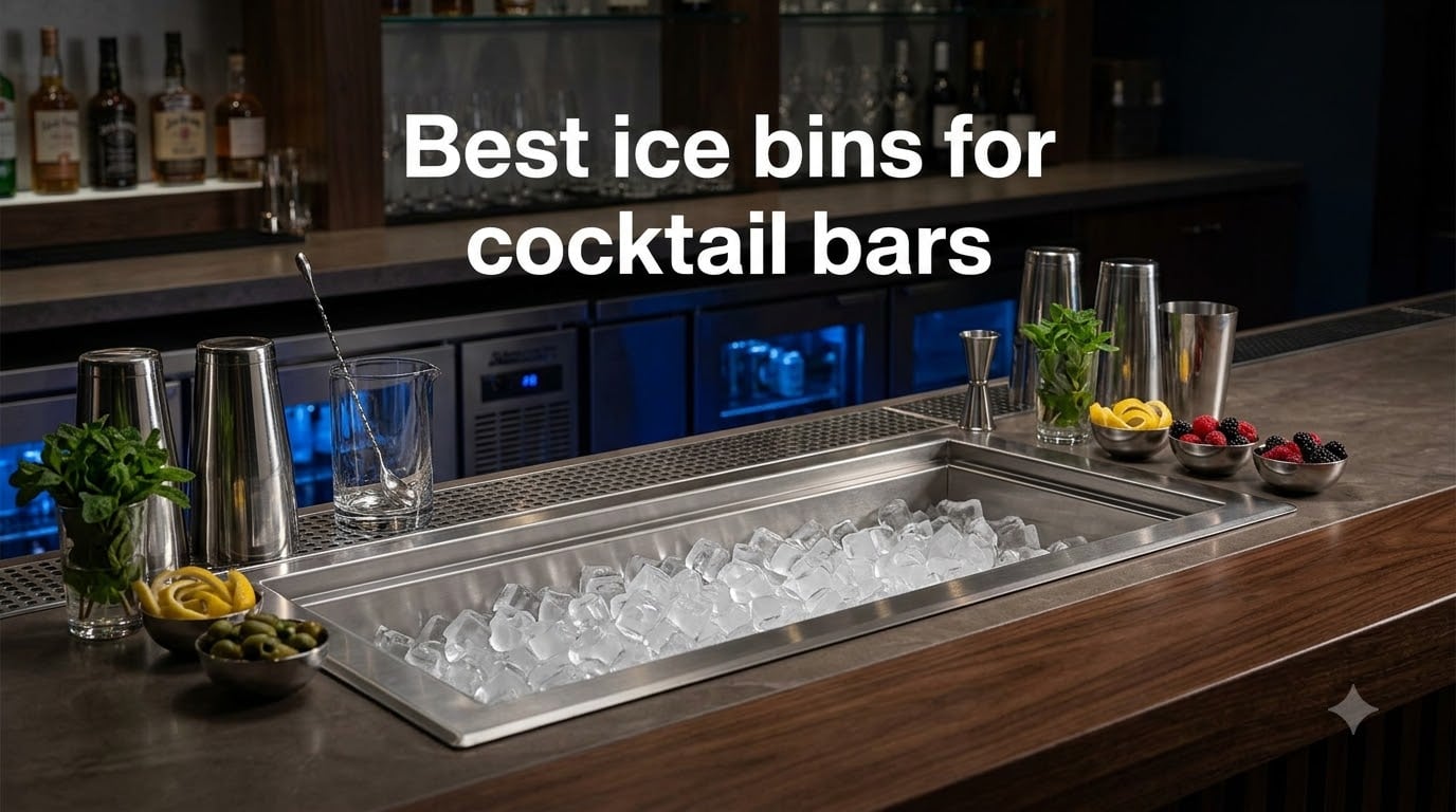 Best ice bins for cocktail bars