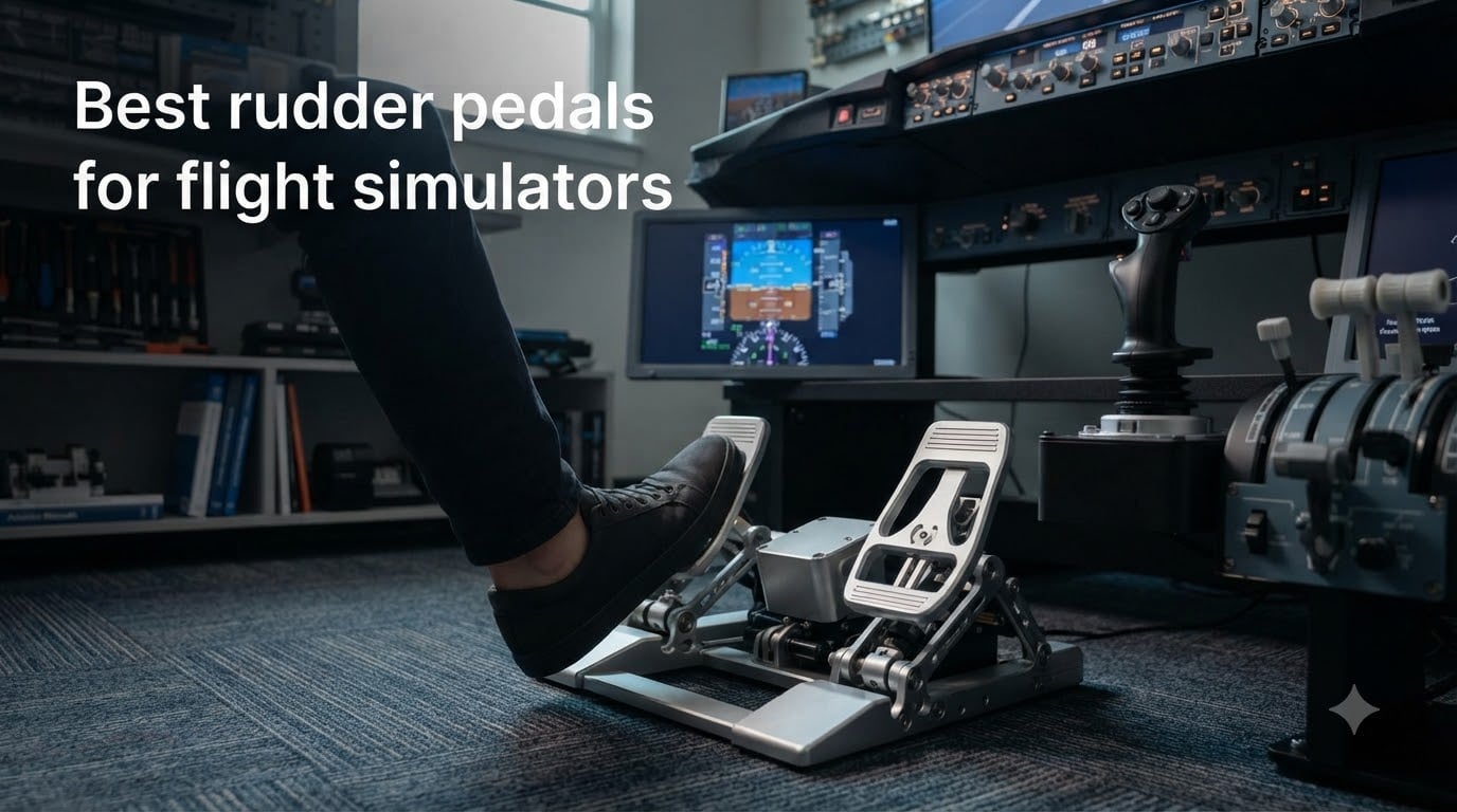 Best rudder pedals for flight simulators