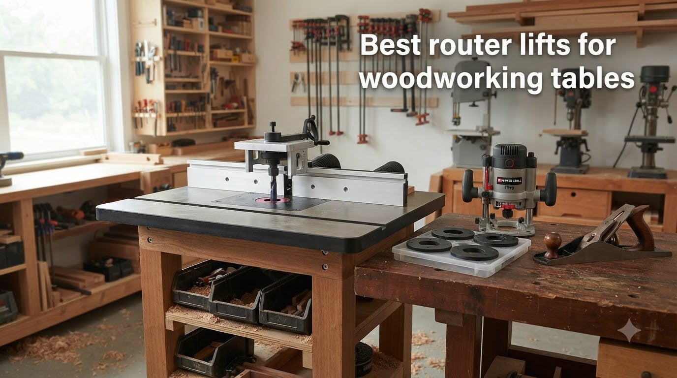 Best router lifts for woodworking tables
