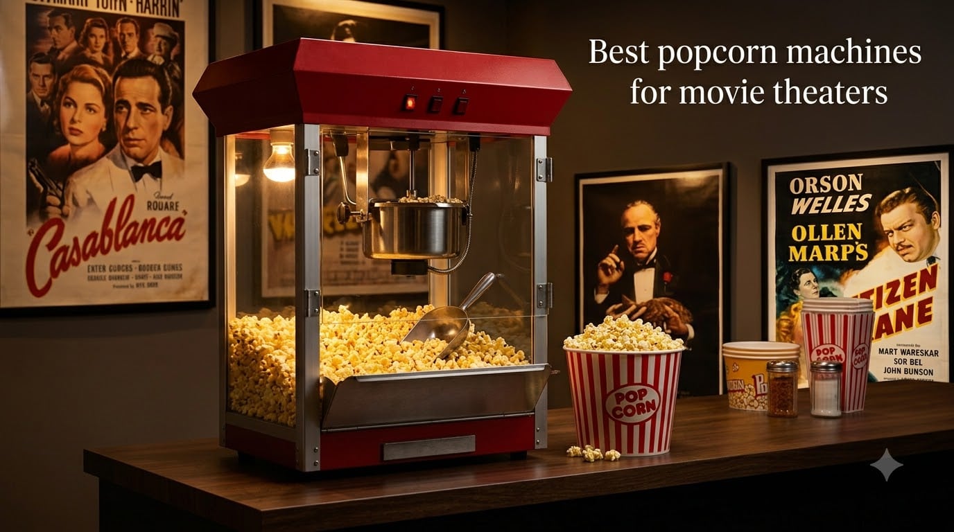 Best popcorn machines for movie theaters