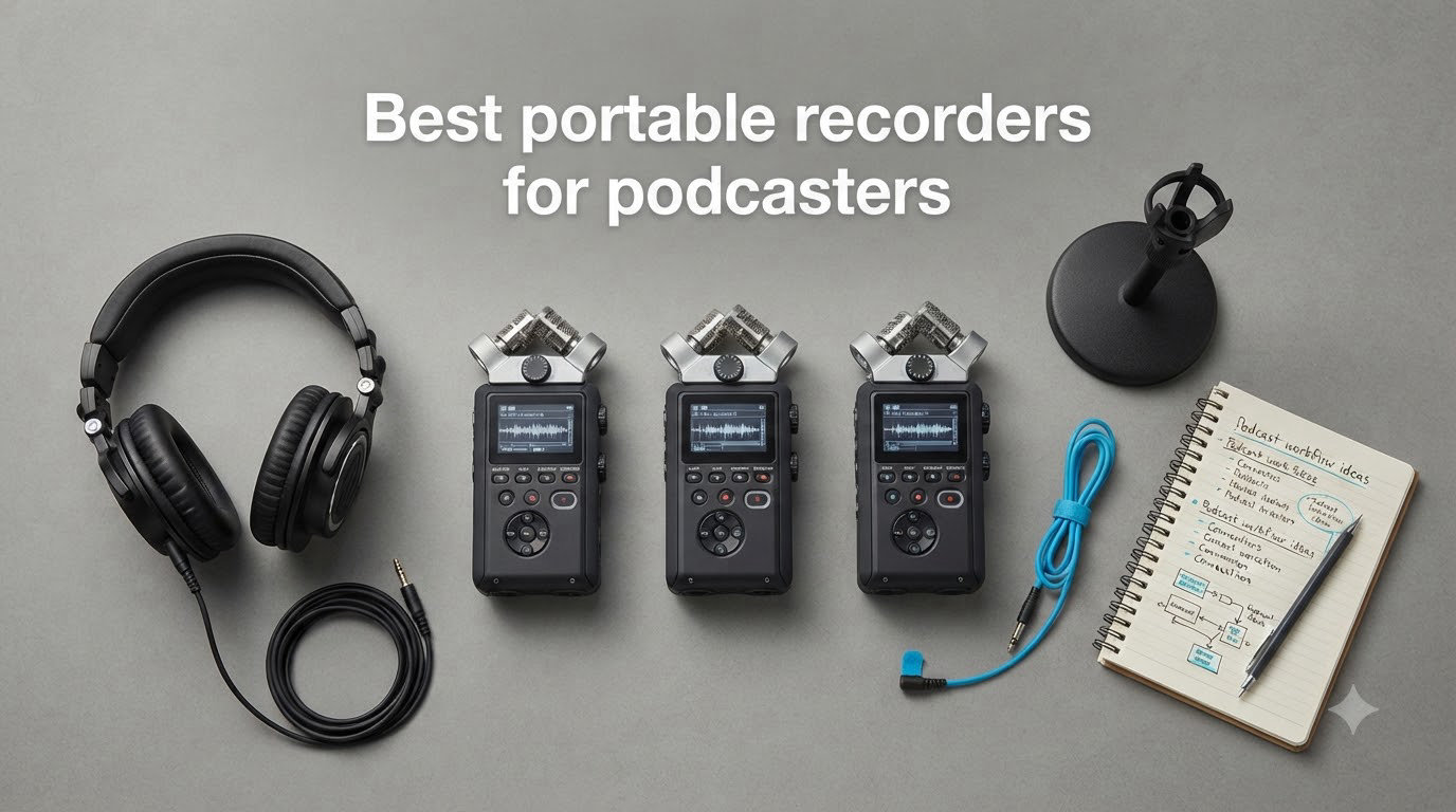 Best portable recorders for podcasters