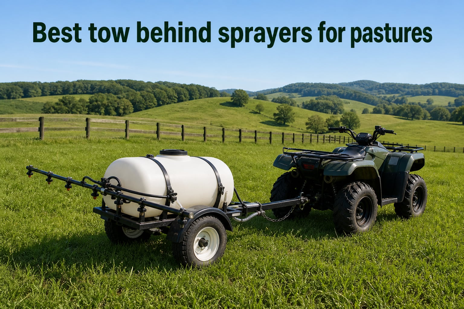 Best tow behind sprayers for pastures