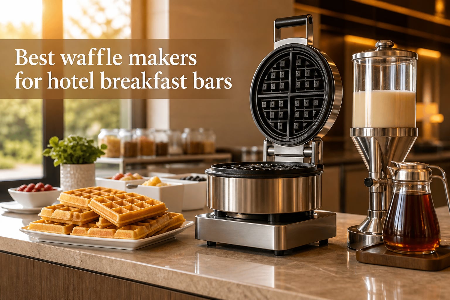 Best waffle makers for hotel breakfast bars