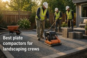Best plate compactors for landscaping crews