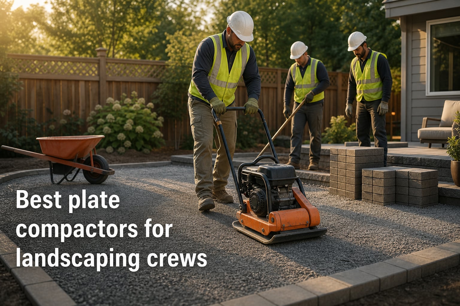Best plate compactors for landscaping crews