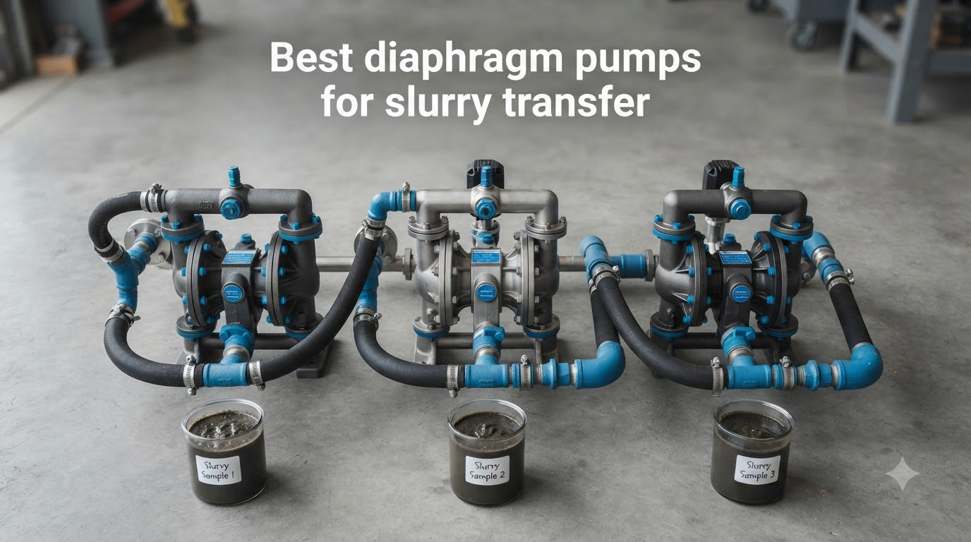 Best diaphragm pumps for slurry transfer