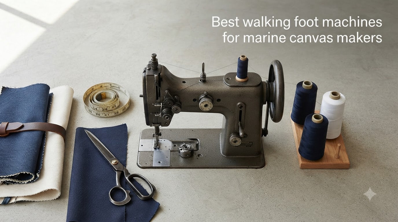 Best walking foot machines for marine canvas makers