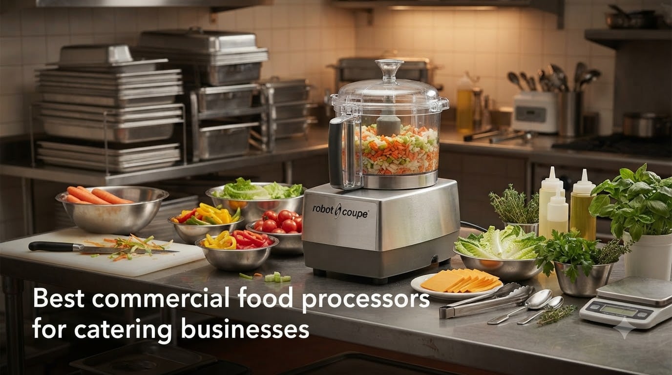 Best commercial food processors for catering businesses