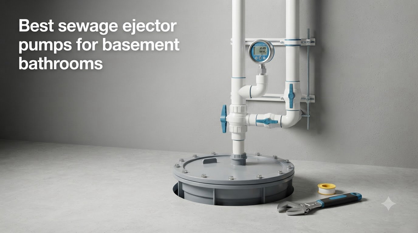 Best sewage ejector pumps for basement bathrooms