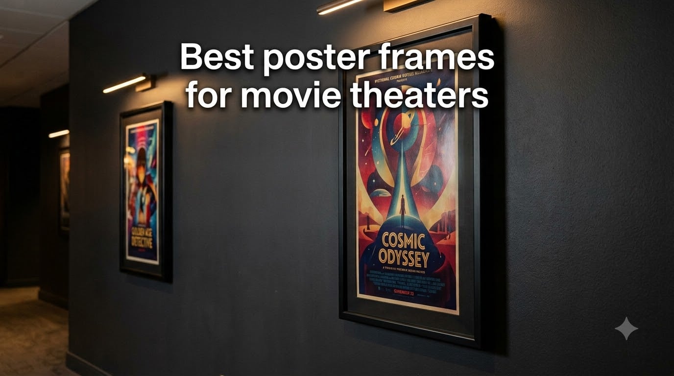 Best poster frames for movie theaters