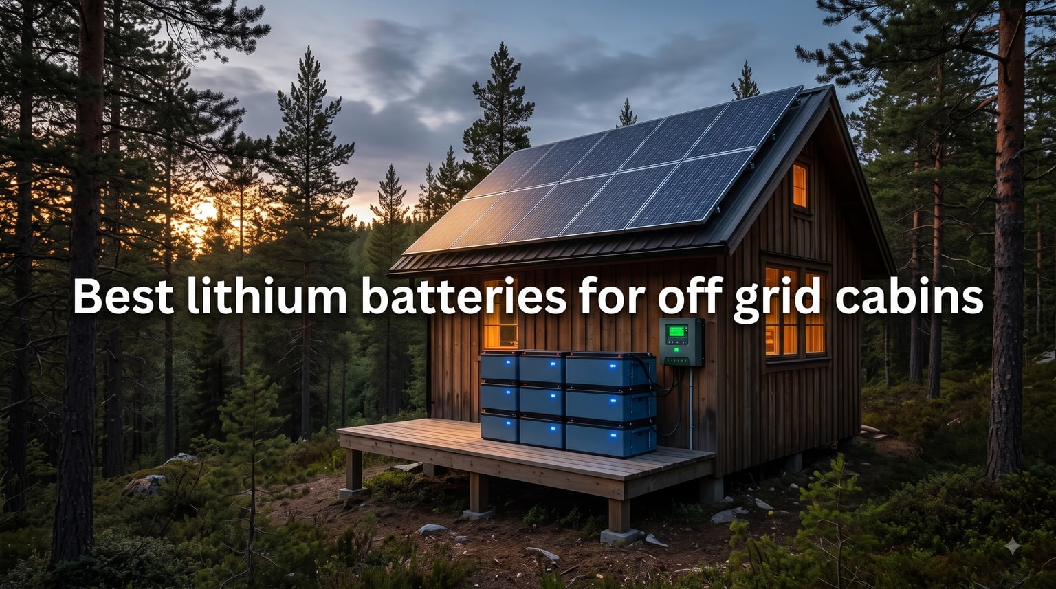 Best lithium batteries for off grid cabins