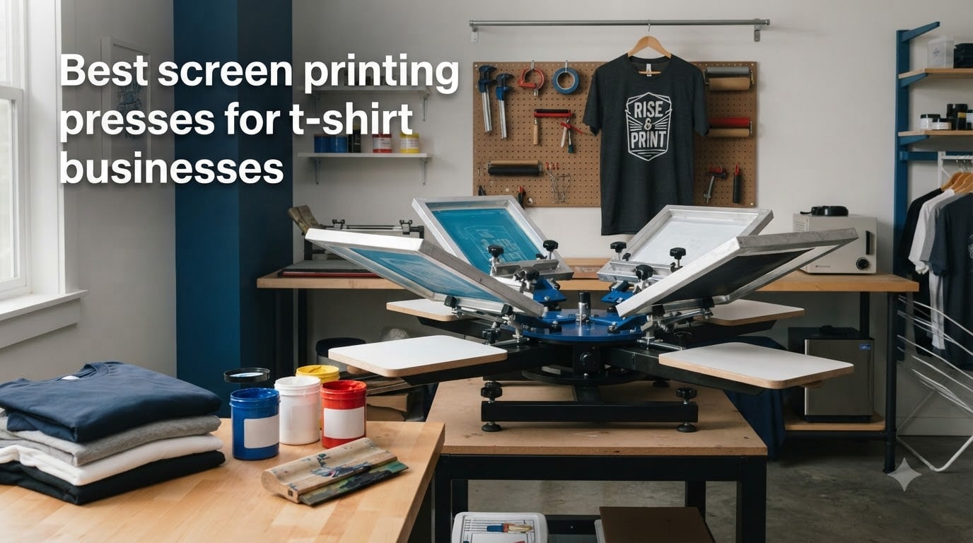 Best screen printing presses for t-shirt businesses
