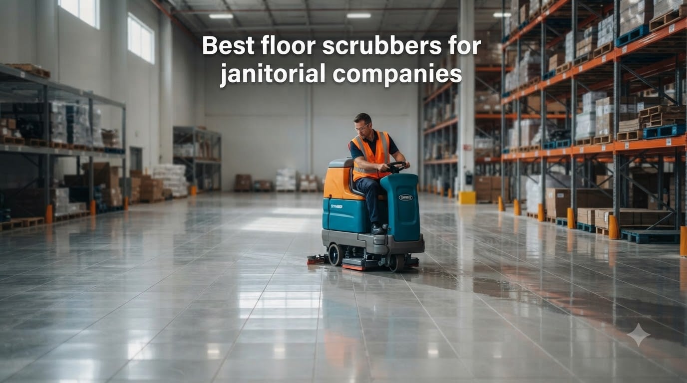 Best floor scrubbers for janitorial companies