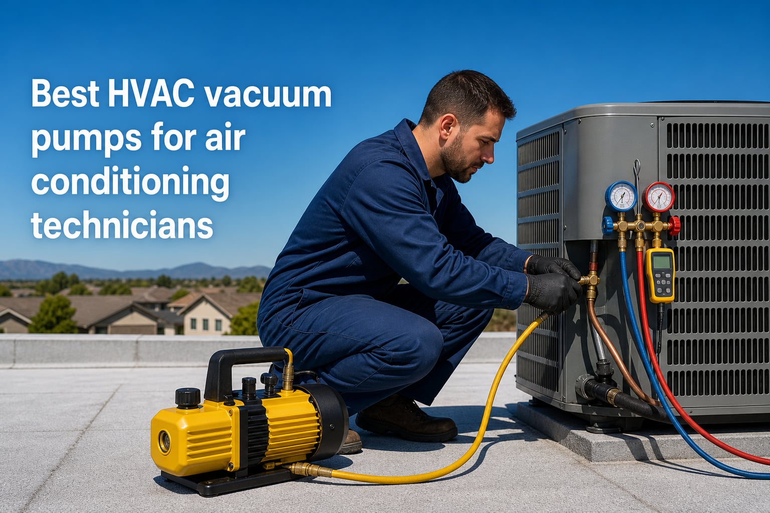 Best HVAC vacuum pumps for air conditioning technicians