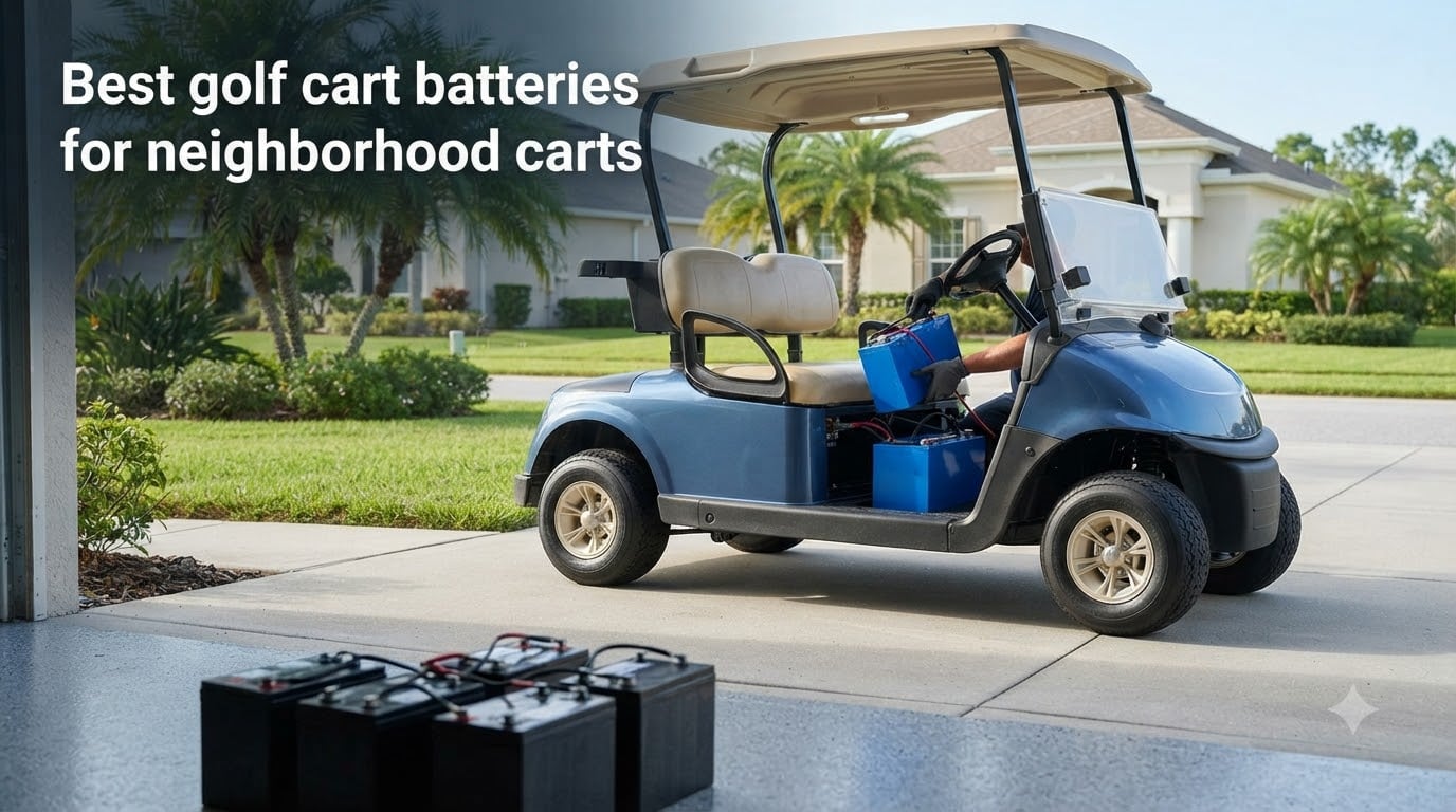 Best golf cart batteries for neighborhood carts